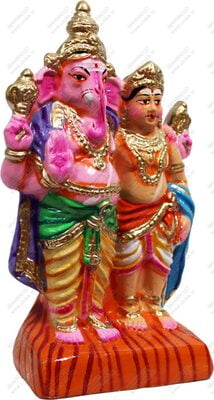 Unikk Ganesh Murugan Paper Mache Golu Doll for Navarathri (Multicolor) Unikk Ganesh Murugan Paper Mache Golu Doll for Navarathri (Multicolor)