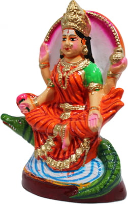 Unikk Ganga Devi Paper Mache Golu Doll for Navarathri (Multicolor)