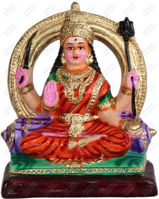 UNIKK Santoshi MATA Golu Doll Show Piece Made of Eco Friendly Paper Mache Multi Colour UNIKK Santoshi MATA Golu Doll Show Piece Made of Eco Friendly Paper Mache Multi Colour