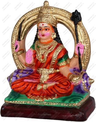 UNIKK Santoshi MATA Golu Doll Show Piece Made of Eco Friendly Paper Mache Multi Colour UNIKK Santoshi MATA Golu Doll Show Piece Made of Eco Friendly Paper Mache Multi Colour