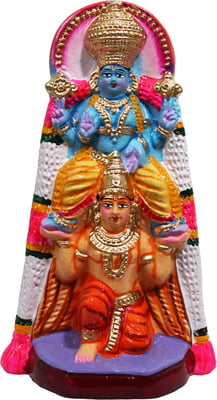 Unikk Garuda Vahanam Paper Mache Golu Doll for Navarathri (Multicolor)