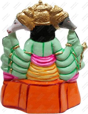 Unikk Panchamukha Hanuman Paper Mache Golu Doll for Navarathri (Multicolor) Unikk Panchamukha Hanuman Paper Mache Golu Doll for Navarathri (Multicolor)