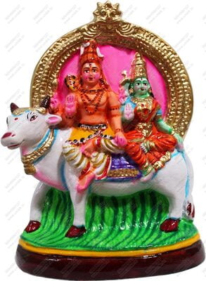 Unikk Pradosham Shiva Paper Mache Golu Doll for Navarathri (Multicolor) Unikk Pradosham Shiva Paper Mache Golu Doll for Navarathri (Multicolor)