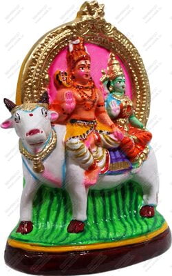 Unikk Pradosham Shiva Paper Mache Golu Doll for Navarathri (Multicolor) Unikk Pradosham Shiva Paper Mache Golu Doll for Navarathri (Multicolor)