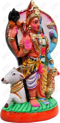 Unikk Sankaranarayanan Paper Mache Golu Doll for Navarathri (Multicolor)