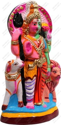 Unikk Arthanareeswar Paper Mache Golu Doll for Navarathri (Multicolor) Unikk Arthanareeswar Paper Mache Golu Doll for Navarathri (Multicolor)