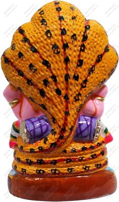 Unikk Lakshmi Narasimha Paper Mache Golu Doll for Navarathri (Multicolor)