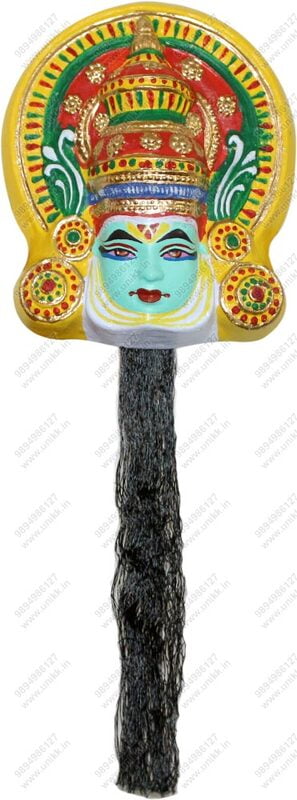 Unikk Kathakali Ram Hanging Show Piece Made of Eco Friendly Paper Mache Multi Colour