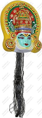 Unikk Kathakali Ram Hanging Show Piece Made of Eco Friendly Paper Mache Multi Colour