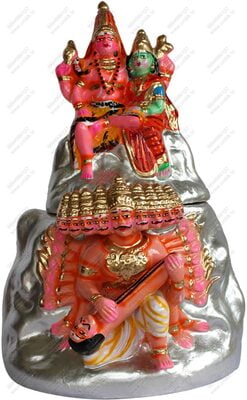 UNIKK Kailasa Parvatham Set 40 cm Height of 2 Pieces Made of Eco Friendly Paper Mache UNIKK Kailasa Parvatham Set 40 cm Height of 2 Pieces Made of Eco Friendly Paper Mache