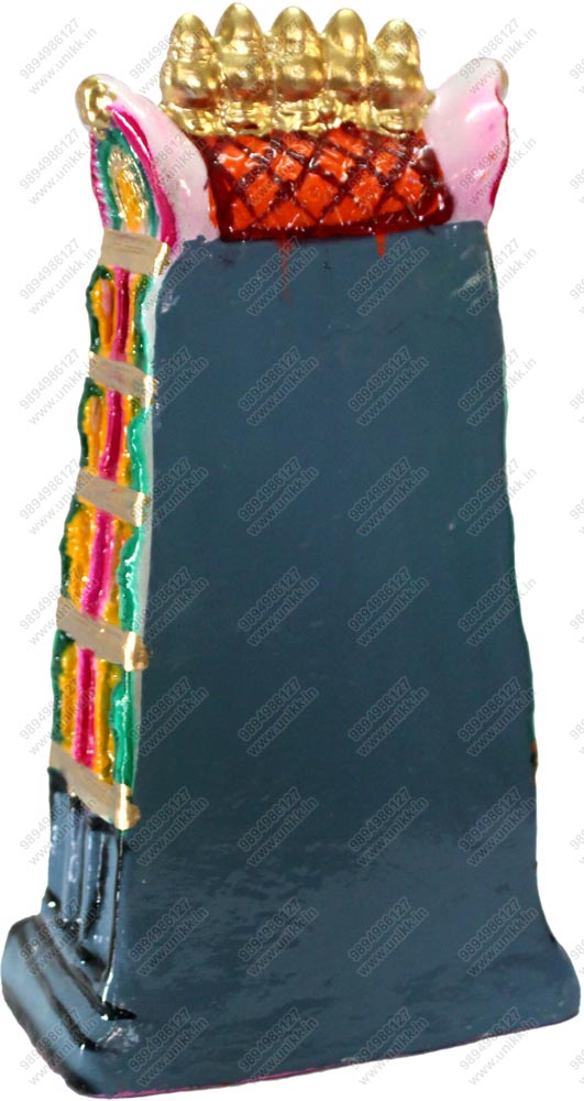UNIKK Gopuram 34 cm Height Made of Eco Friendly Paper Mache Multicolor UNIKK Gopuram 34 cm Height Made of Eco Friendly Paper Mache Multicolor